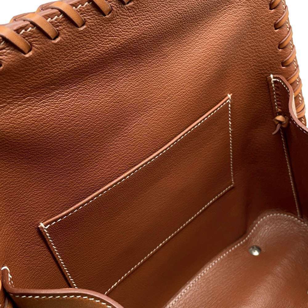 Hermes handbag Bolit Picnic 24 Natural Forb Willow Barenia C stamp - Picture 7 of 14